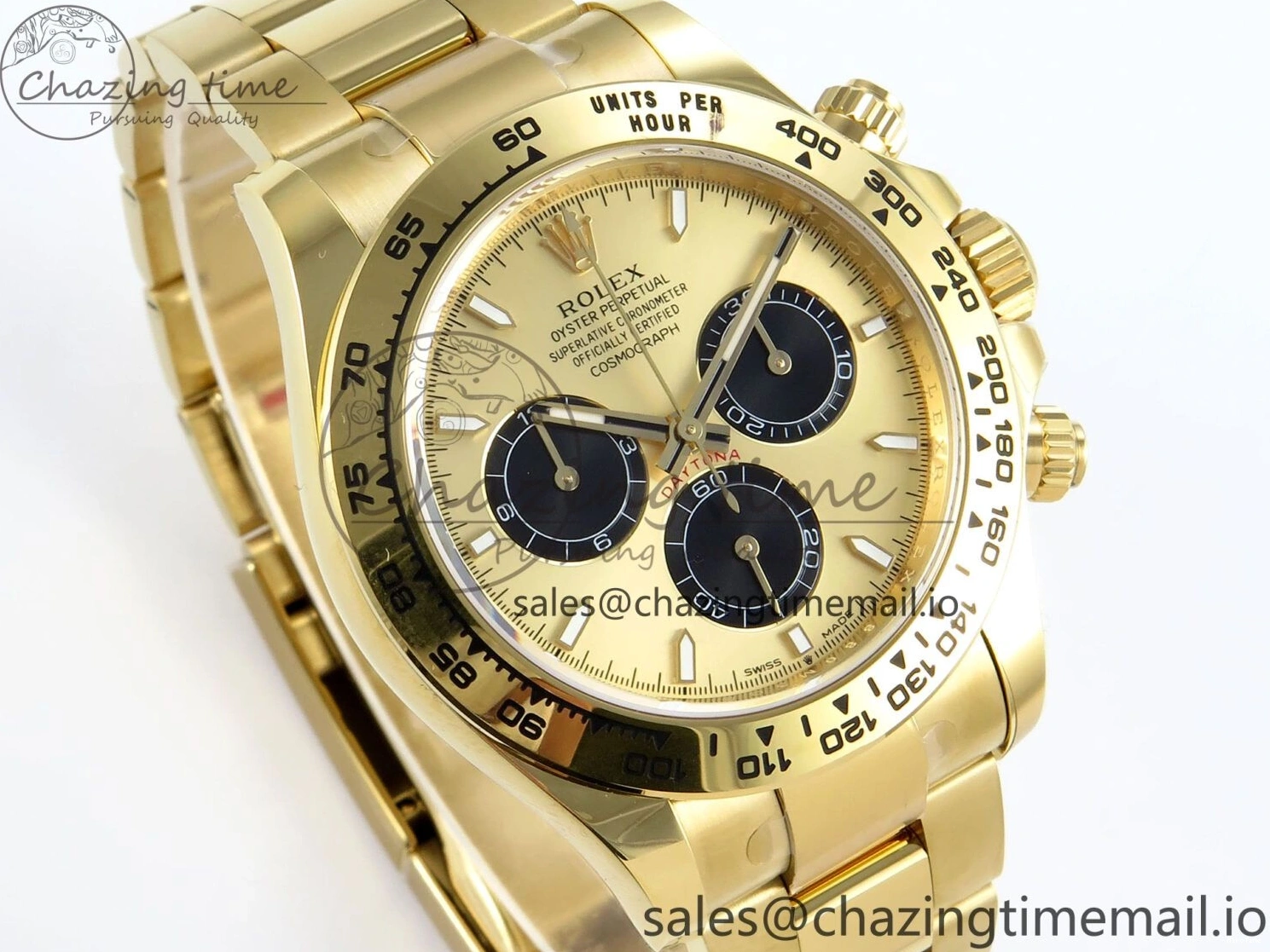 MiroTime 0507 Daytona 126508 APSF 1:1 Best Edition YG Black Dial on YG Braclet SH Unisex 739